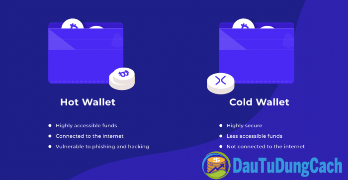 Hot Wallet (Ví nóng) và Cold Wallet (Ví lạnh)